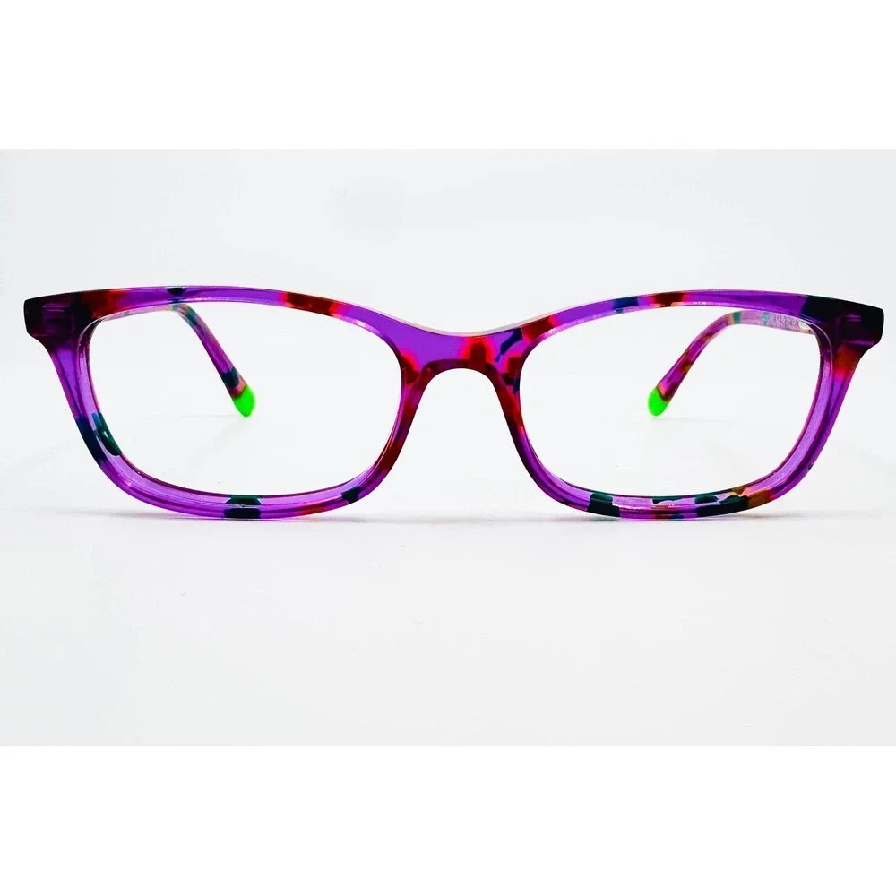 db4k Cupcake Eyeglass Frames Kids Purple Multi Tortoise 46-15-125